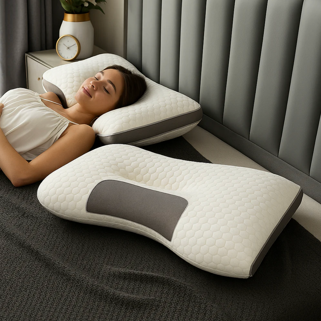 Almohada Cervilux™ - Redescubre el placer de despertar sin dolores