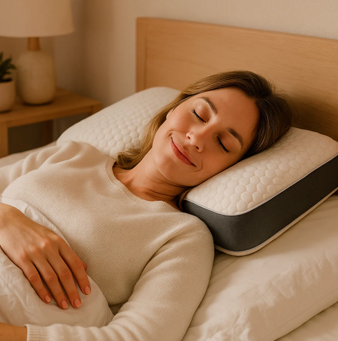 Almohada Cervilux™ - Redescubre el placer de despertar sin dolores