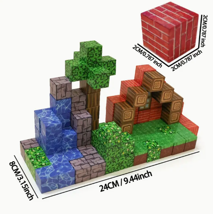 Bloques Magnéticos Minecraft™ 100 piezas