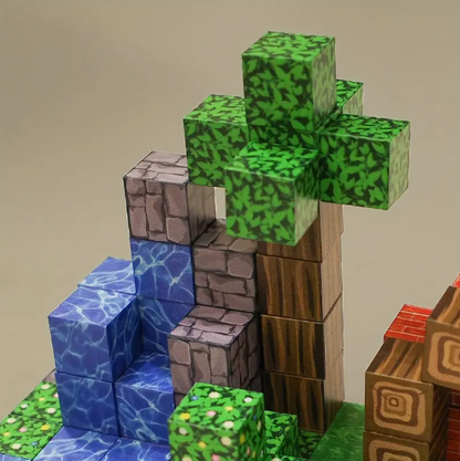Bloques Magnéticos Minecraft™ 100 piezas